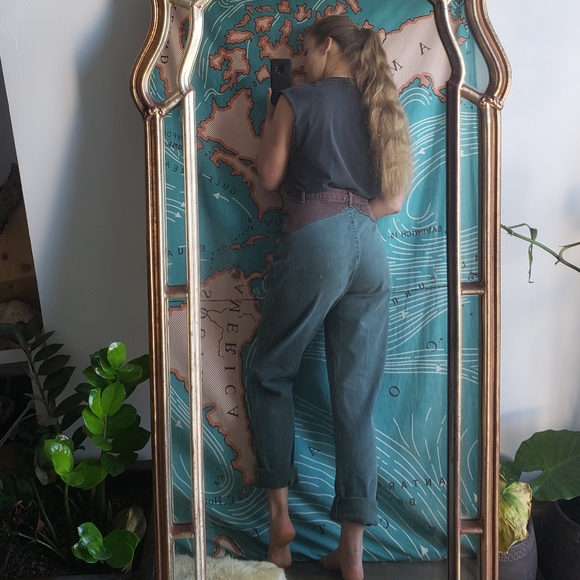 Ultra High Rise Two Tone Bareback Roper Jeans!! - Picture 2 of 7